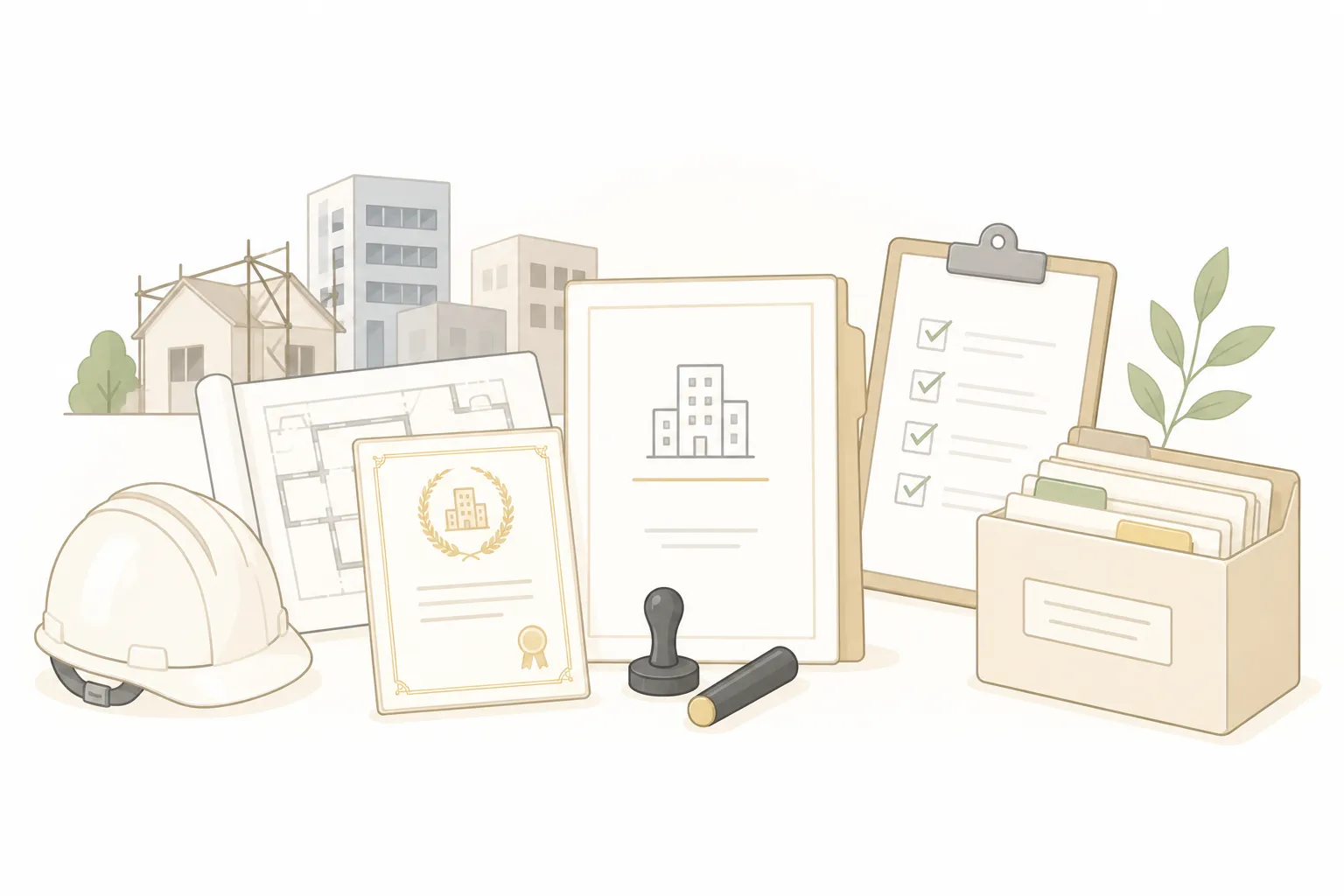 その他許認可・相談サポートのイラスト